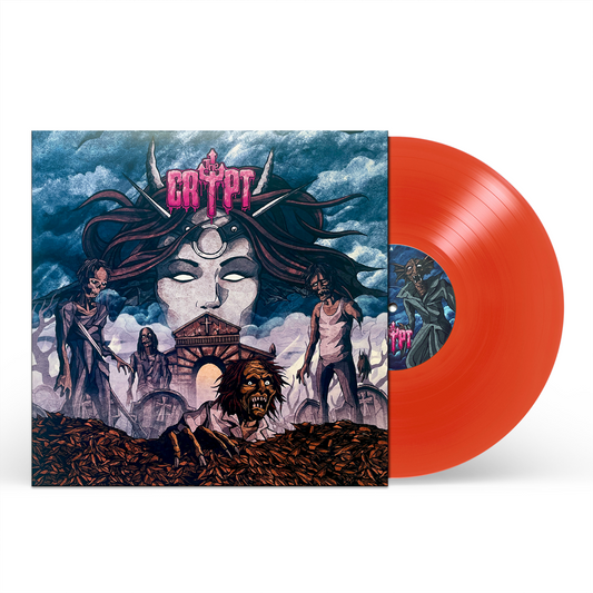 The Crypt - "The Crypt" (LP) - Dark Orange with artist signed card